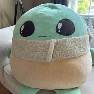 Star Wars squishable Cute Green and Tan Plush pillow